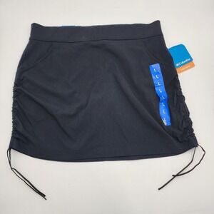 Columbia Women's Omni-Shade Active Fit Jupe-Short Skort‎ Black Size L NWT